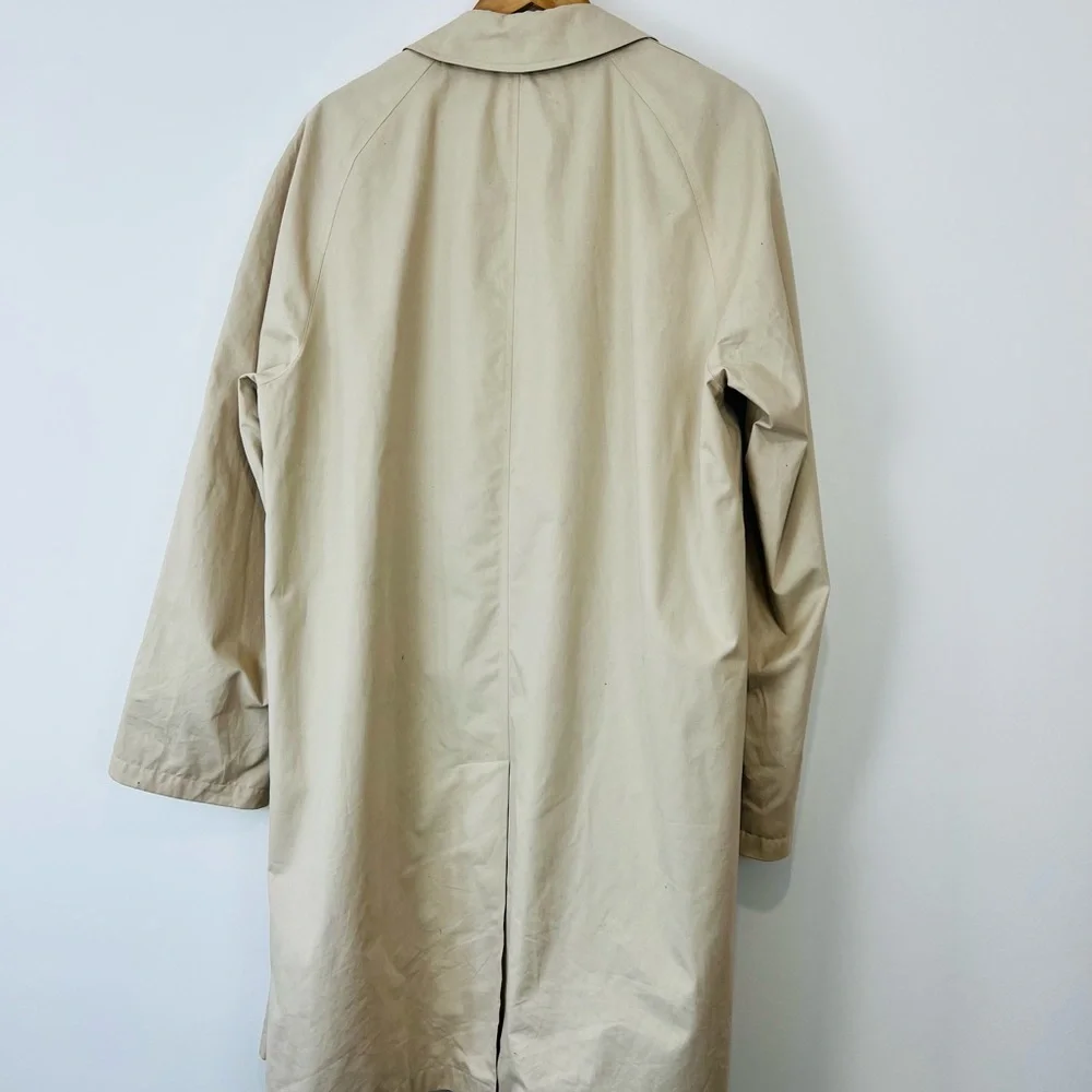 Burberry Beige Nova Check Lined Classic Utility Trench Coat UK L - Picture 16 of 16